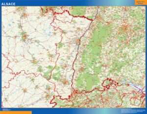 Alsace Große Karte