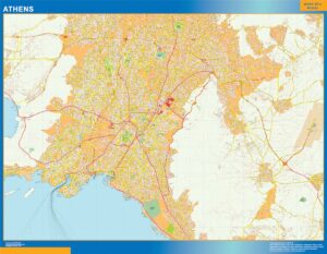 Athens Große Karte