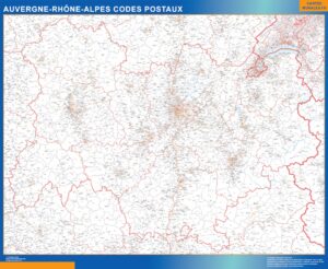 Auvergne-Rhone-Alpes Postleitzahlen