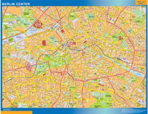 Berlin downtown Große Karte