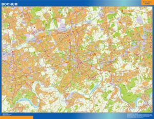 Bochum Große Karte in Deutschland