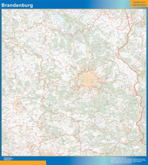 Brandenburg Große Karte