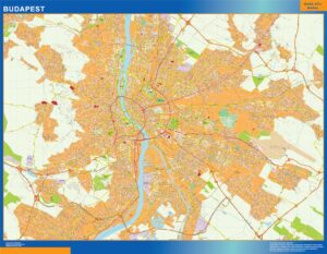 Budapest Große Karte