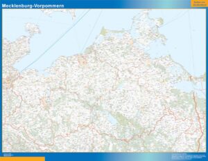 Mecklenburg-Vorpommern Große Karte