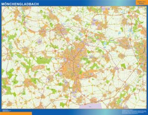 Monchengladbach Große Karte in Deutschland