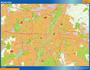 Munchen Große Karte in Deutschland