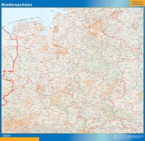 Niedersachsen Große Karte