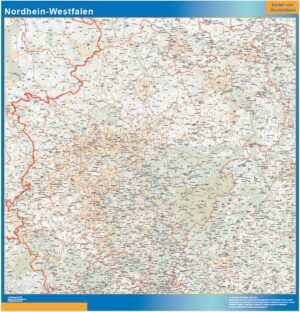 Nordrhein-Westfalen Große Karte