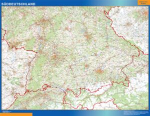 StraßenGroße Karte Deutschland South