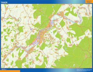 Trier Große Karte in Deutschland